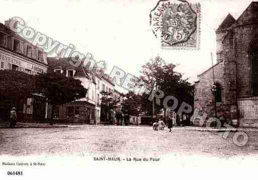 Ville de SAINTMAURDESFOSSES, carte postale ancienne