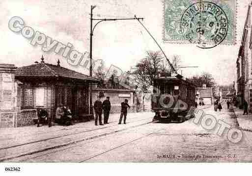 Ville de SAINTMAURDESFOSSES, carte postale ancienne