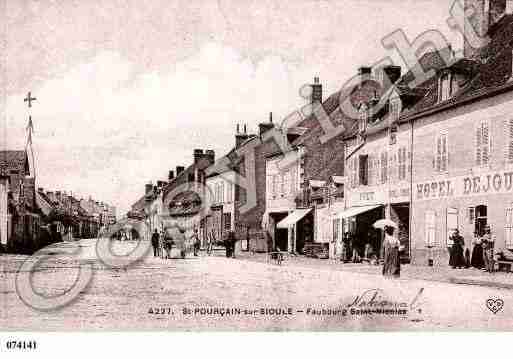 Ville de SAINTPOURCAINSURSIOULE, carte postale ancienne