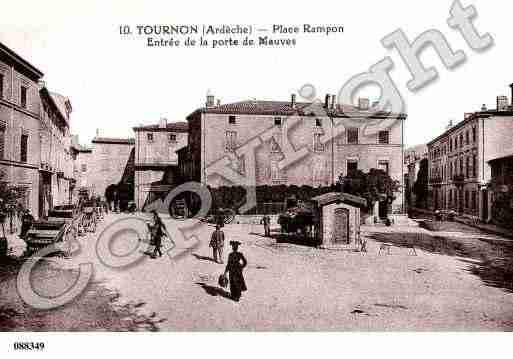 Ville de TOURNONSURRHONE, carte postale ancienne