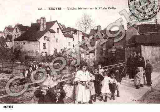 Ville de TROYES, carte postale ancienne