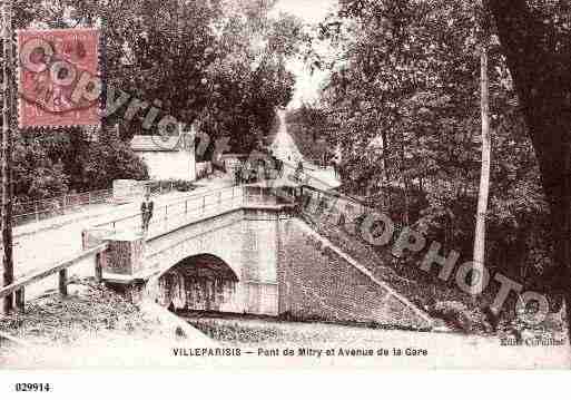 Ville de VILLEPARISIS, carte postale ancienne