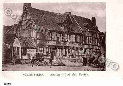 Ville de VIMOUTIERS, carte postale ancienne