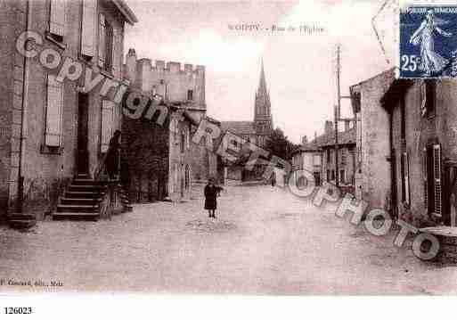 Ville de WOIPPY, carte postale ancienne