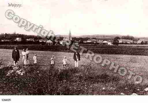 Ville de WOIPPY, carte postale ancienne