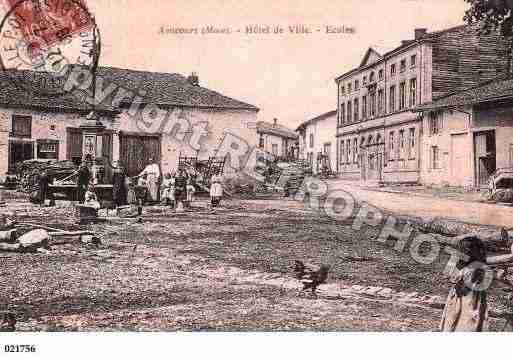 Ville de AVOCOURT, carte postale ancienne