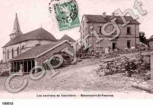 Ville de BETONCOURTSAINTPANCRAS, carte postale ancienne