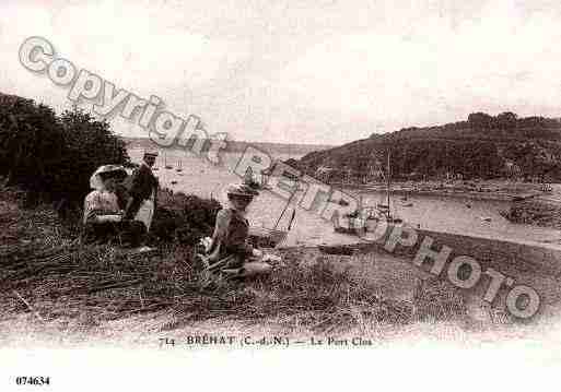 Ville de BREHAT(ILEDE), carte postale ancienne