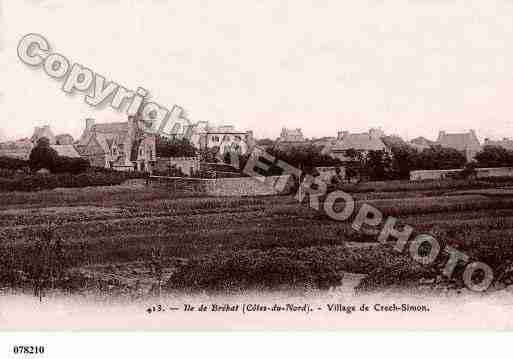 Ville de BREHAT(ILEDE), carte postale ancienne