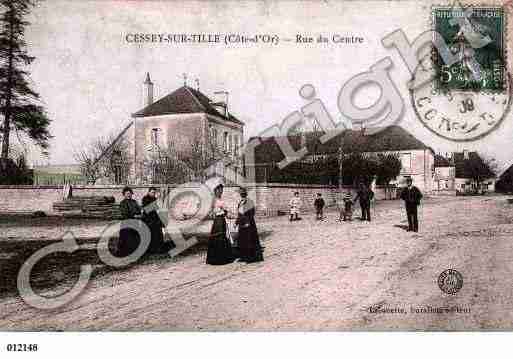 Ville de CESSEYSURTILLE, carte postale ancienne