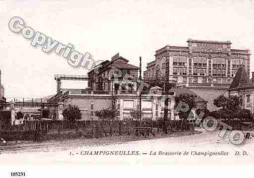 Ville de CHAMPIGNEULLES, carte postale ancienne