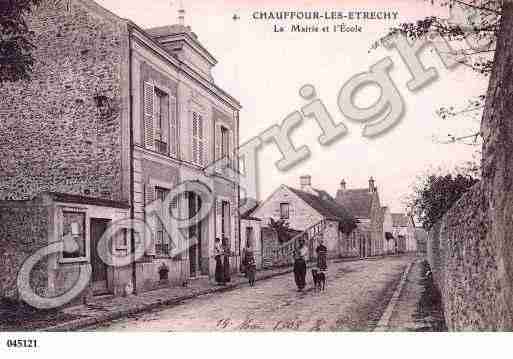 Ville de CHAUFFOURLESETRECHY, carte postale ancienne