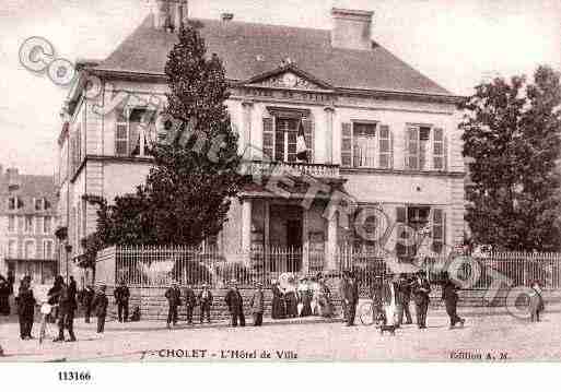 Ville de CHOLET, carte postale ancienne