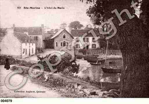 Ville de COMBRIT, carte postale ancienne