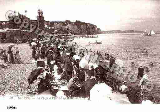 Ville de DIEPPE, carte postale ancienne