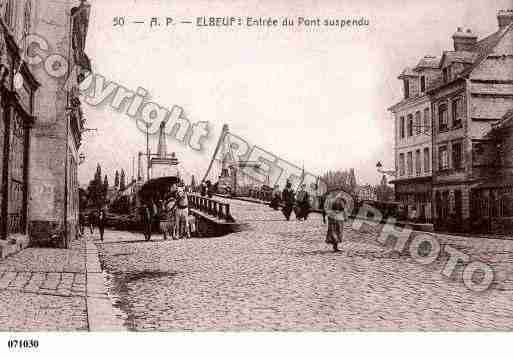 Ville de ELBEUF, carte postale ancienne