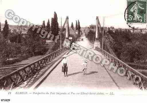 Ville de ELBEUF, carte postale ancienne