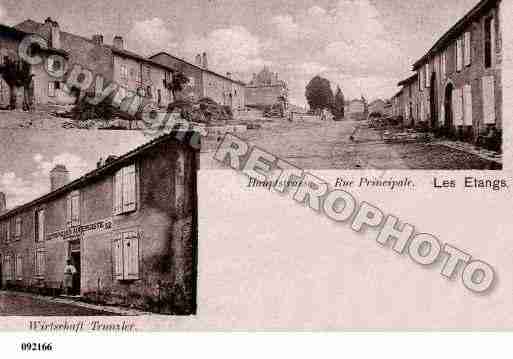 Ville de ETANGS(LES), carte postale ancienne