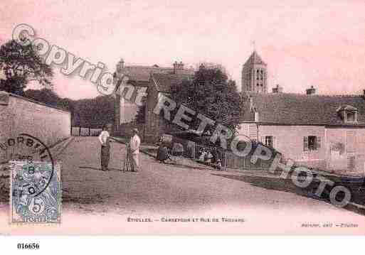 Ville de ETIOLLES, carte postale ancienne