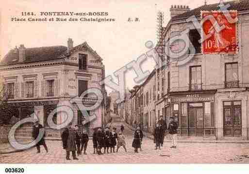 Ville de FONTENAYAUXROSES, carte postale ancienne