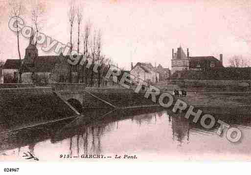 Ville de GARCHY, carte postale ancienne