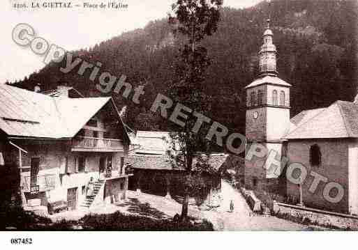 Ville de GIETTAZ(LA), carte postale ancienne