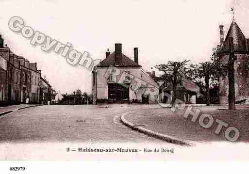 Ville de HUISSEAUSURMAUVES, carte postale ancienne