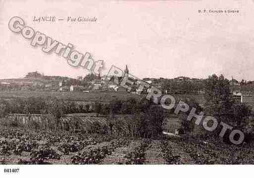 Ville de LANCIE, carte postale ancienne