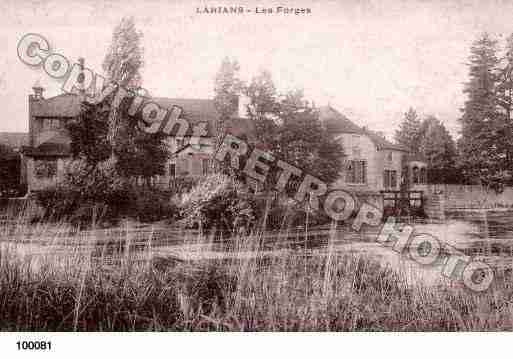 Ville de LARIANSETMUNANS, carte postale ancienne