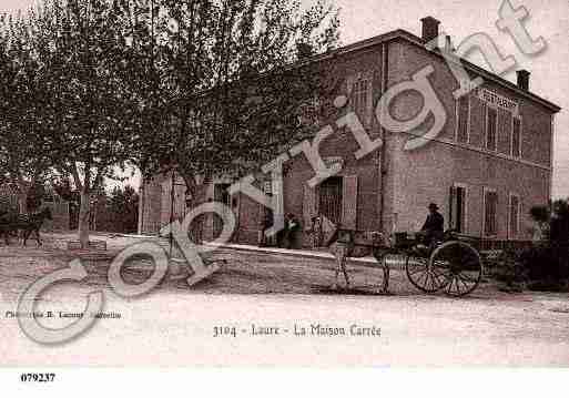 Ville de LAURE, carte postale ancienne