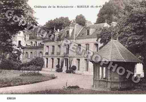 Ville de MAULE, carte postale ancienne