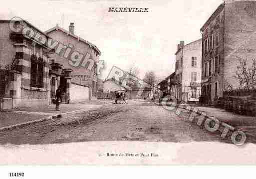 Ville de MAXEVILLE, carte postale ancienne