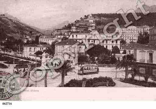 Ville de MENTON, carte postale ancienne