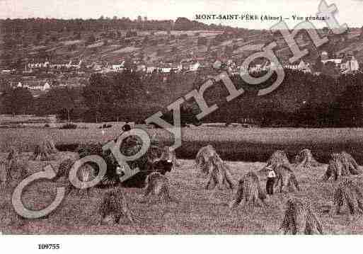 Ville de MONTSAINTPERE, carte postale ancienne