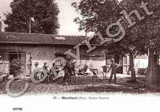 Ville de MONTLUEL, carte postale ancienne