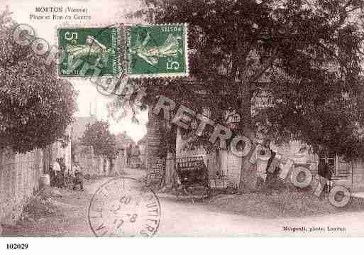 Ville de MORTON, carte postale ancienne