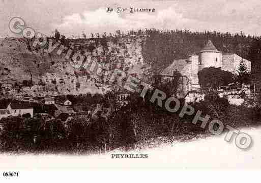 Ville de PEYRILLES, carte postale ancienne