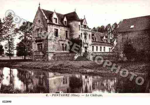 Ville de PONTARME, carte postale ancienne