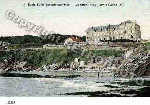 Ville de PORNIC, carte postale ancienne