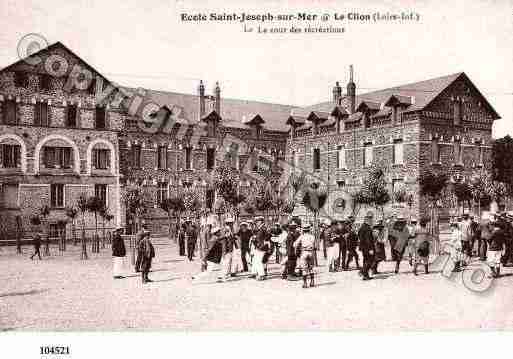 Ville de PORNIC, carte postale ancienne