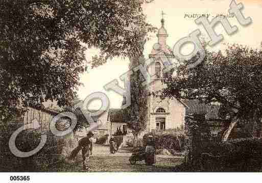 Ville de POUGNY, carte postale ancienne