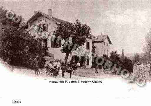 Ville de POUGNY, carte postale ancienne