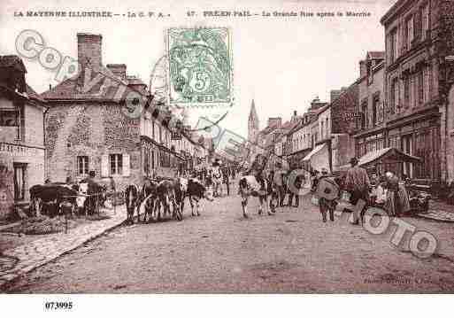 Ville de PREENPAIL, carte postale ancienne