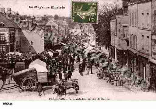 Ville de PREENPAIL, carte postale ancienne