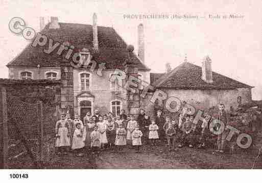 Ville de PROVENCHERE, carte postale ancienne