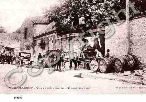 Ville de RIVESALTES, carte postale ancienne