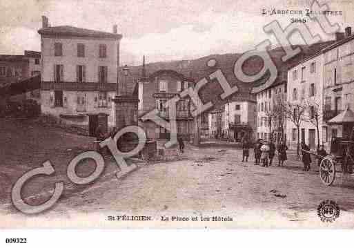 Ville de SAINTFELICIEN, carte postale ancienne