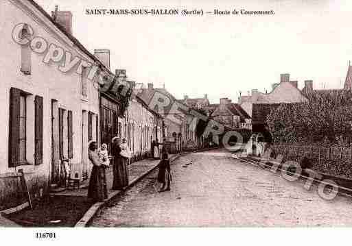 Ville de SAINTMARSSOUSBALLON, carte postale ancienne