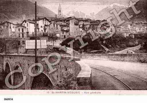 Ville de SAINTMARTINVESUBIE, carte postale ancienne