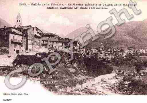 Ville de SAINTMARTINVESUBIE, carte postale ancienne